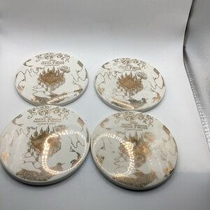 Seven20 Harry Potter Marauder's Map Round Drink Coasters - Set of 4